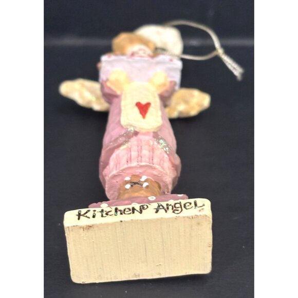 Kurt S. Adler Kitchen Angel Ornament Hand-Painted Resin Chef Hat #Folkart Hand P - Picture 9 of 10